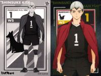 カード まとめ ハイキュー メタリック 菅原孝支 No.16 澤村大地 No.15 日向翔陽 No.01 星海光来 No.32 西谷夕 No.20 メタリックカード ウエハース サムネイル 3