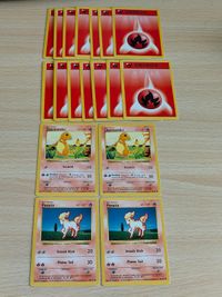 Pokemon Card English Charmander Ponyta Lot Vintage
