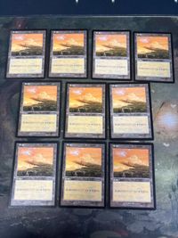 Magic The Gathering MTG Urza's Saga Plains Basic Land 10x Japanese
