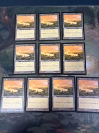 Urza's Saga Plains MTG Card Lot 10x Japanese