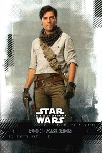 Star Wars Poe Dameron Card Topps Vintage