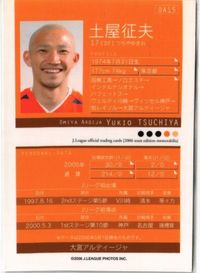土屋征夫 大宮アルディージャ 直筆サイン サッカー 日本代表 Jリーグ カルビー カード サムネイル 2