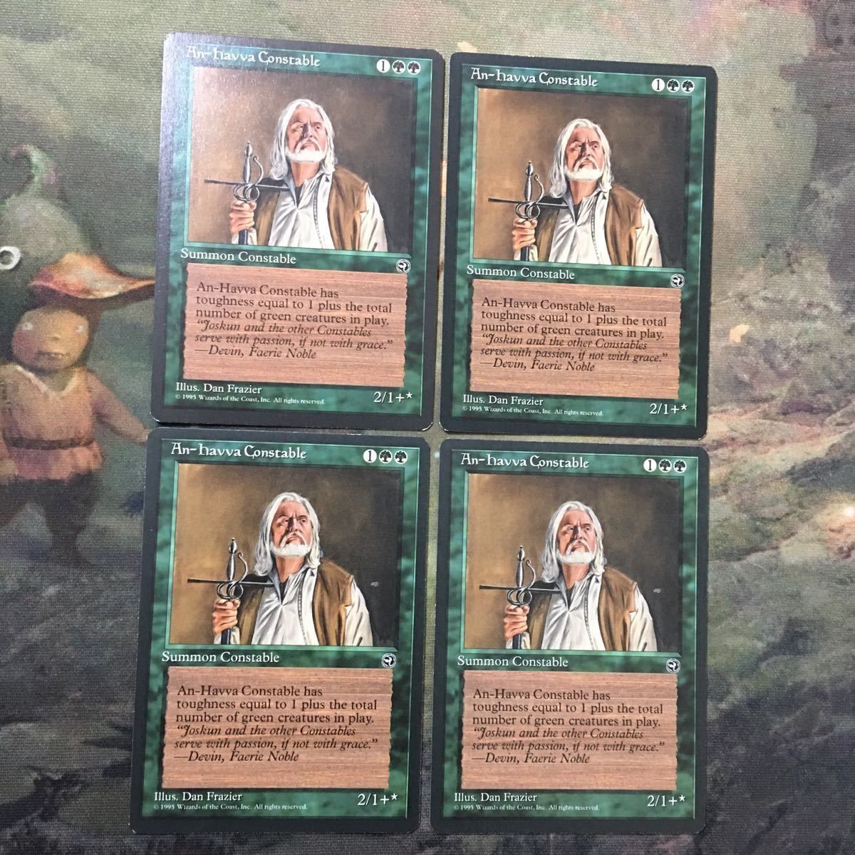 MTG Magic The Gathering Homelands Card Lot Set 4pc