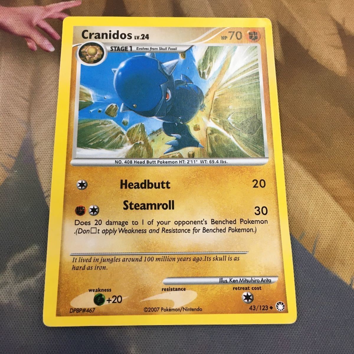 ポケモンカード 旧裏面 海外 英語版 1枚 ズガイドス 32