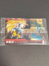 ドラゴンボール 森永 未開封 ウエハース ウエファー カード クリアカード 393 孫悟空 スーパーサイヤ人3 GT