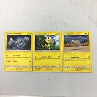 ポケモンカード 旧裏面 海外 英語版 3枚 シビシラス エリキテル イシツブテ 4