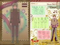 カード ヘタリア ラトビア No 18 キャラクターカード Axis Powers フロンティアワークス Frontier Works サムネイル 2