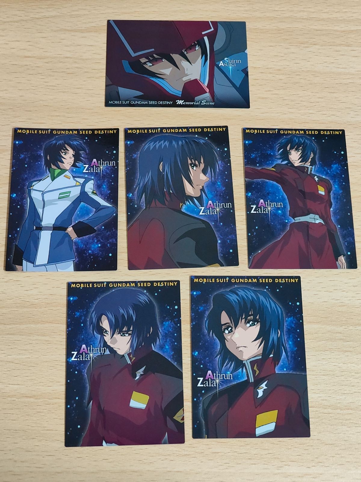ガンダムSEED DESTINY カード カードダスマスターズ アスラン アスラン・ザラ 16 23 31 32 33 86