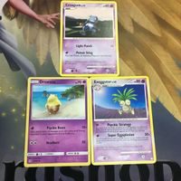 Pokemon Card Old Backside English Drowzee Exeggutor Croagunk Lot サムネイル 1