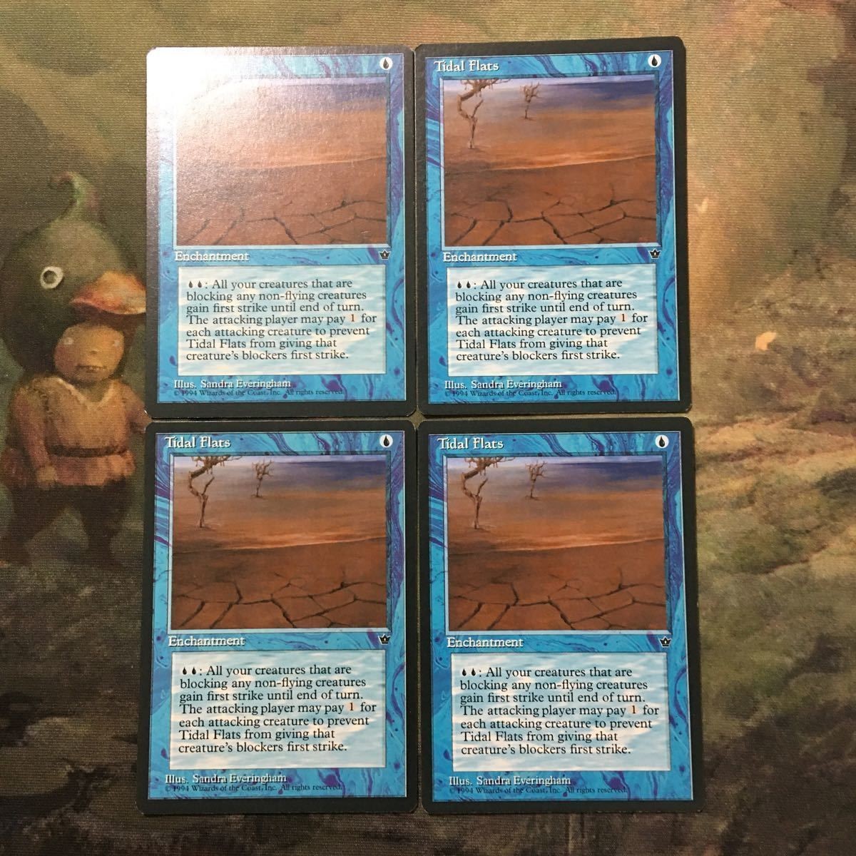 MTG マジックザギャザリング カード まとめ FEM Tidal Flats 4枚セット 60