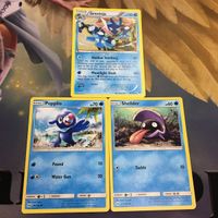 Pokemon Card Old Back English Overseas Greninja Cloyster 3pcs