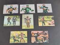 Kamen Rider OOO Core Medal Combo Cards 01-08 Tatoba Gatakiriba Vintage