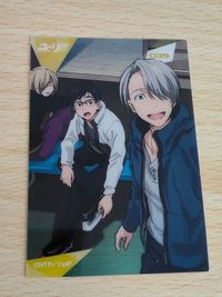 Great Easteren Entertainment Yuri!!! ON ICE - ユーリ&ヴィクトル&ユリオ クリアカード ﾕｰﾘ!!!