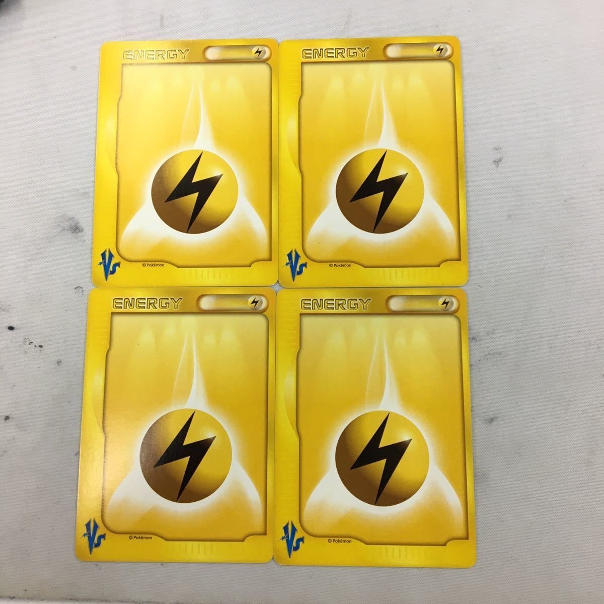 ポケモンカード 新裏面 VS 4枚 カミナリエネルギー 13