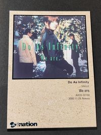 Do As Infinity We are. a+nation アーティストカード カード プロモ サムネイル 1