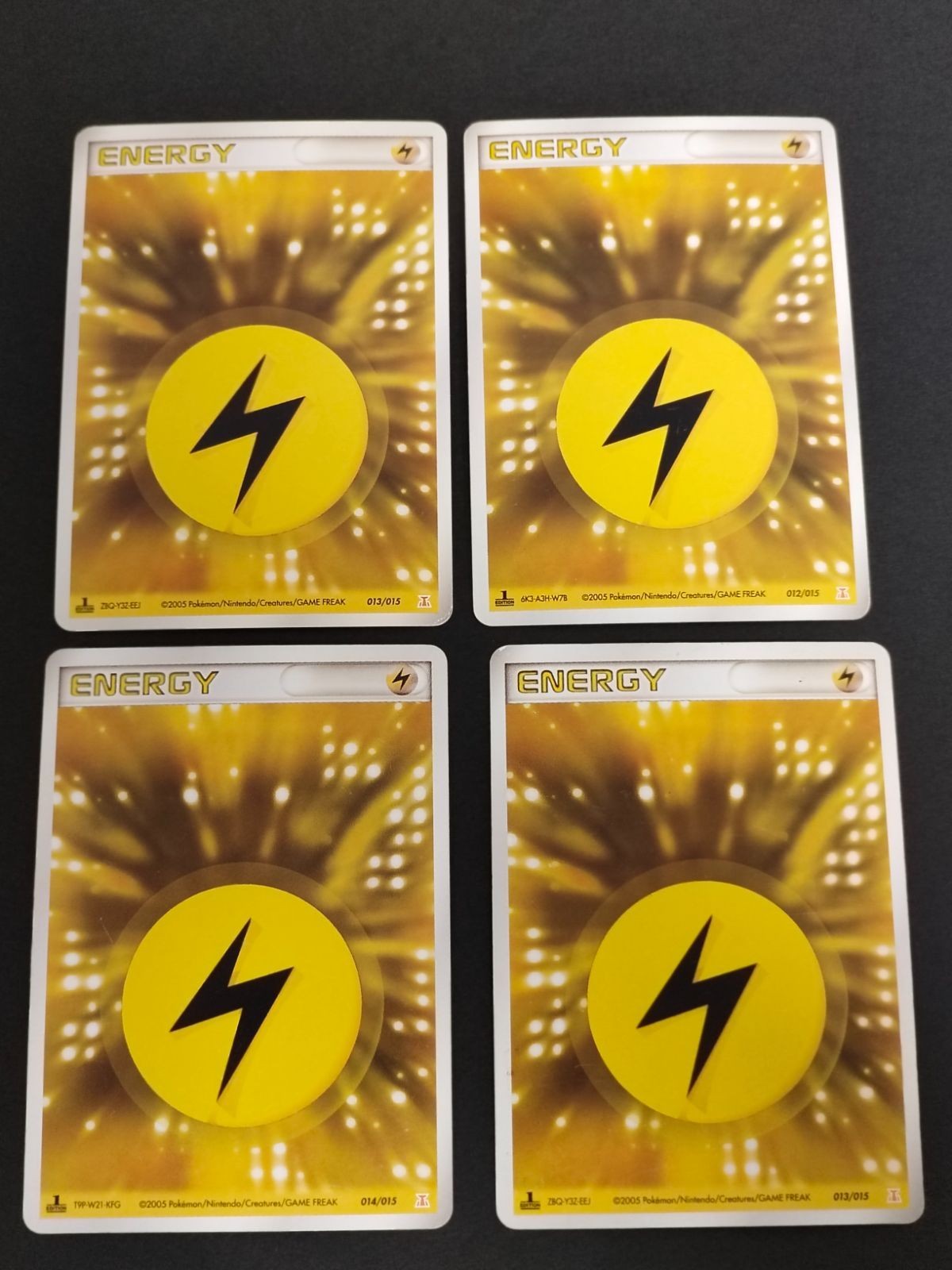 Pokemon Card Energy Lot Lightning Quick Energy 012/015