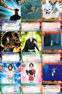 カード まとめ ブリーチ BLEACH ソウルカードバトル 砕蜂 飛簾脚 本来の戦場 瑠璃芳野 伊江村入十和 朽木ルキア 越智美鶴 サムネイル 1