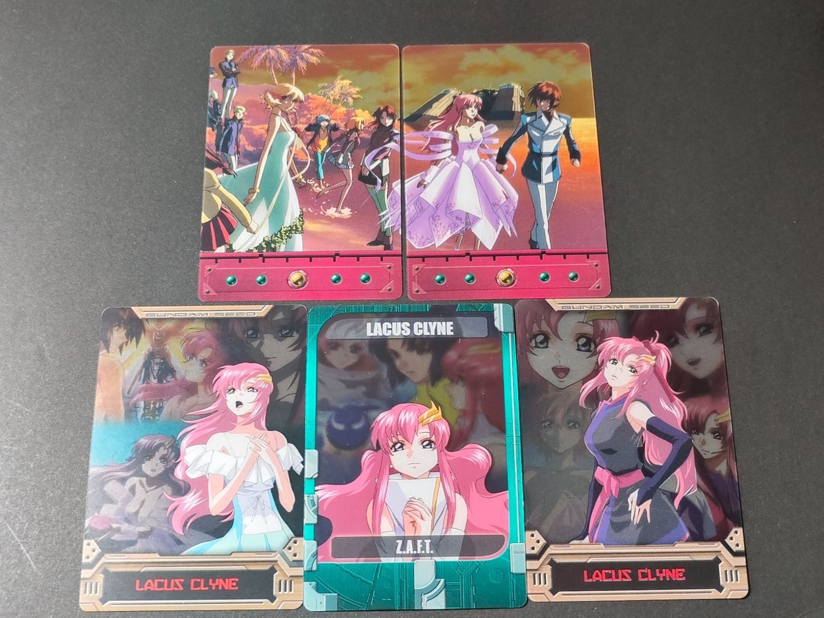 森永 ガンダムシード GUNDAM SEED ラクス・クライン Z.A.F.T クリアカード ガンダム MORINAGA まとめ カード