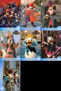Disney Halloween 2016 Card Lot Tokyo Disney Resort Mickey サムネイル 1