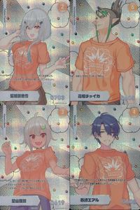 カード にじさんじフェス 2022 コレクションカード レア まとめ 葉加<!-利用不可文字-!>熱雪 花畑チャイカ 葉山舞錦 春崎エアル vtuber ホロ キラ サムネイル 1