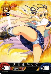 fy23mj-31 閃乱カグラ 葛城 ミドルキック PR 非売品 カード