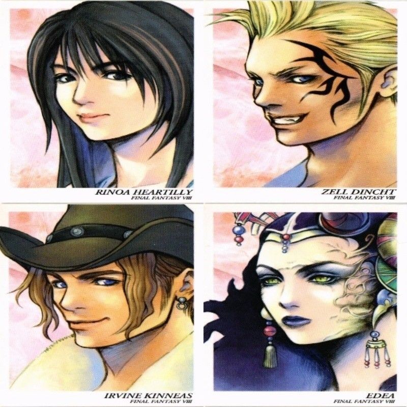 スコール リノア ゼル アーヴァイン FF8 ファイナルファンタジー アートミュージアム カード まとめ