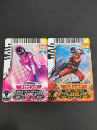 スーパー戦隊 ダイスオー EX DX カード まとめ メガレンジャー メガレッド メガピンク GR サムネイル 1