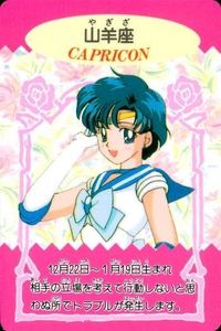 Sailor Moon Ami Mizuno Capricorn Amada Roulette Card
