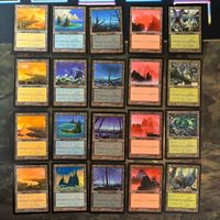 MTG Urza's Saga Complete 15 Lands Japanese JP