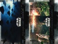 カード まとめ スターウォーズ Star Wars 74 THE DARK FLEET ASSEMBLED 集結したダーク艦隊 73 A LIGHTSABER'S STRENGTH ライトセーバーの力 Topps トップス サムネイル 1