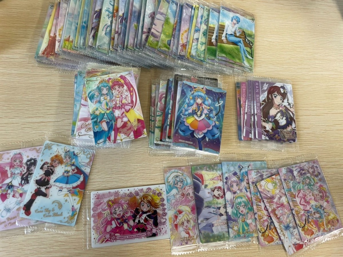 プリキュア カード まとめ ウエハース バンダイ SSR SR MR R 10th 記念 キラ レア 着せ替え 美少女 bp562 sn2