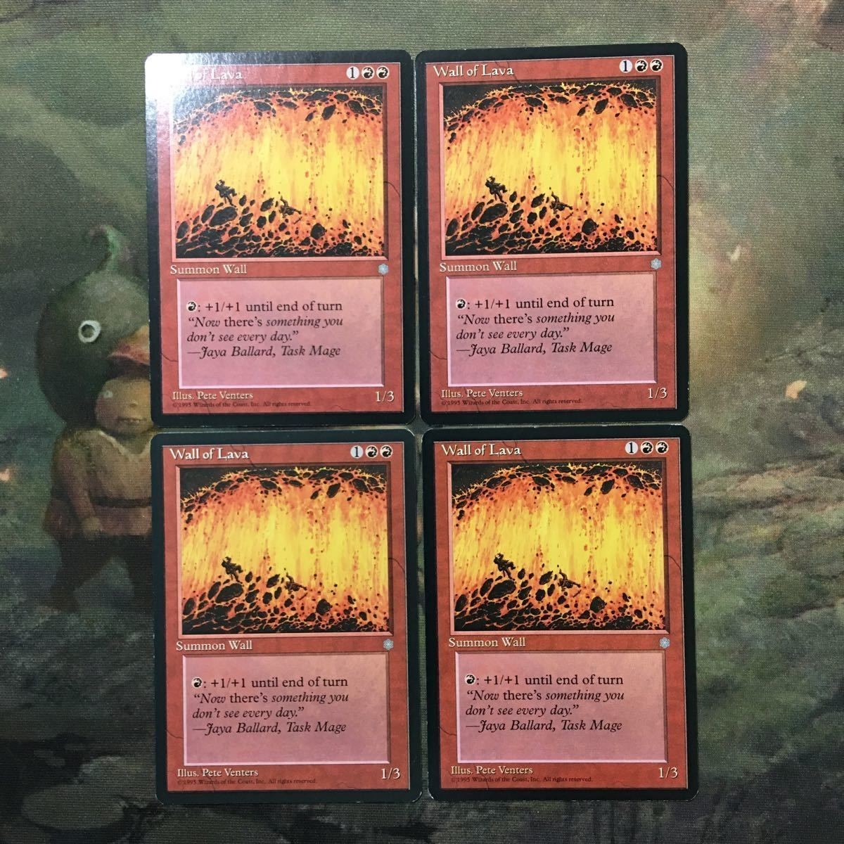 MTG マジックザギャザリング カード まとめ ICE Wall of Lava 4枚セット 63