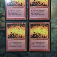 MTG マジックザギャザリング カード まとめ ICE Wall of Lava 4枚セット 63 サムネイル 2