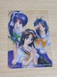プロモーションカード/ワンダースワンカラー専用ソフト「With you～みつめていたい～」 初回限定特典 WSC-WY01[プロモーションカード]：伊藤乃絵美＆鳴瀬真奈美＆氷川菜織