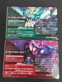 ガンダム トライエイジ カード OA4-083 ガンダムダブルオースカイ CPレア パイロットカード OA4-080 ユニコーンガンダム イグニッション サムネイル 2