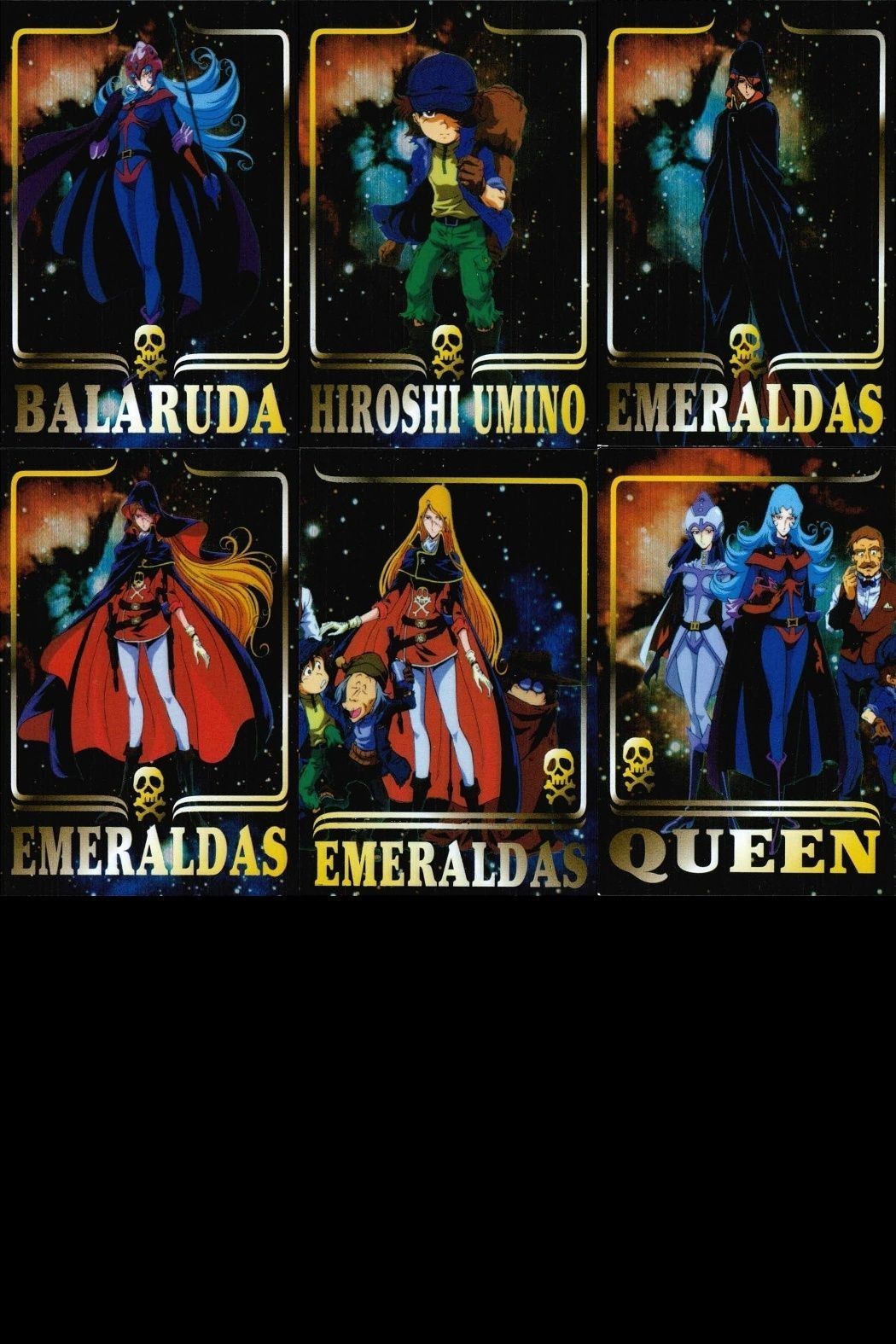 Queen Emeraldas Amada Rare Kira Card Lot Matsumoto Leiji
