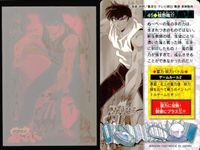 カード 地獄先生 ぬ～べ～ ぬーべー 【 鵺野 鳴介 めいすけ】 No 45 温感 カードダス バンダイ BANDAI 【両手ではさんであたためると・・・？】 サムネイル 2