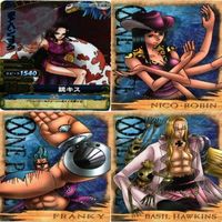 ワンピース 麦わらの一味 ロビン フランキー バジルホーキンス ハンコック カード まとめ
