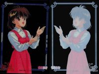 幽遊白書 パーフェクトコレクション レア カード 雪村 螢子 ゆきむらけいこ No 6 RARE クリア 初版 サムネイル 2