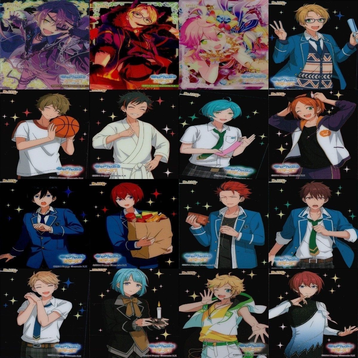 カード 【状態B】 16枚 まとめ あんスタ あんさんぶるスターズ SP 多め クリア 月永 瀬名泉 など