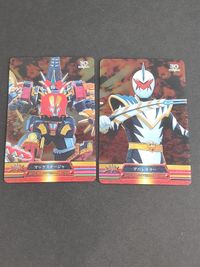 スーパー戦隊シリーズ 30周年 30th ウエハース クリアカード カード 森永 スーパーアニバーサリーカード マックスオージャ アバレキラー アバレンジャー