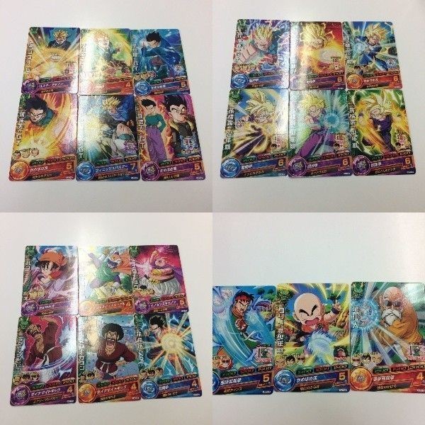 ドラゴンボール ヒーローズ カード まとめ トランクス 孫 ミスター クリリン 悟飯 サタン ヤムチャ 悟天 少年期