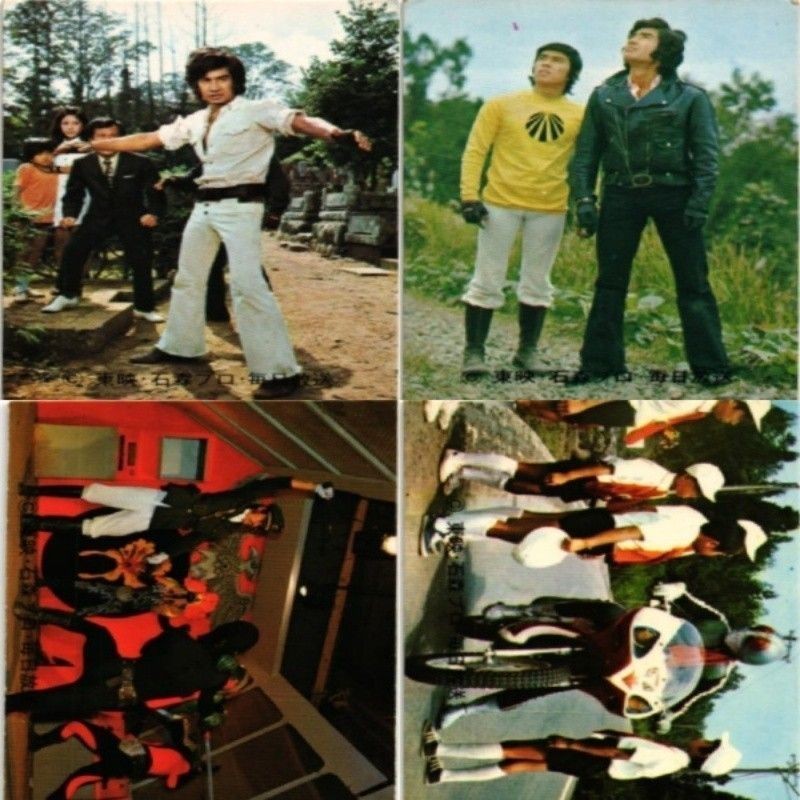 【状態C-D】291 354 154 262 仮面ライダー 旧カルビー 他27局 カード まとめ