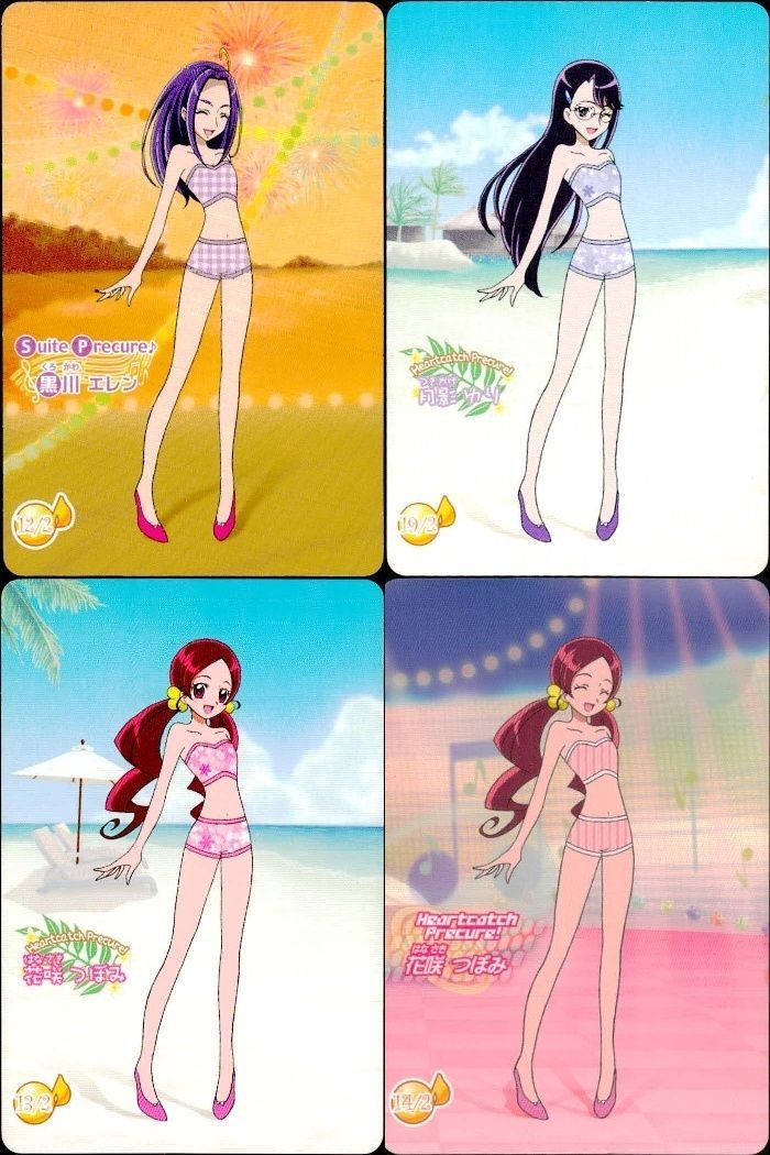 カード まとめ コーデ スイート プリキュア 来海えりか 南野奏 明堂院いつき 月影ゆり