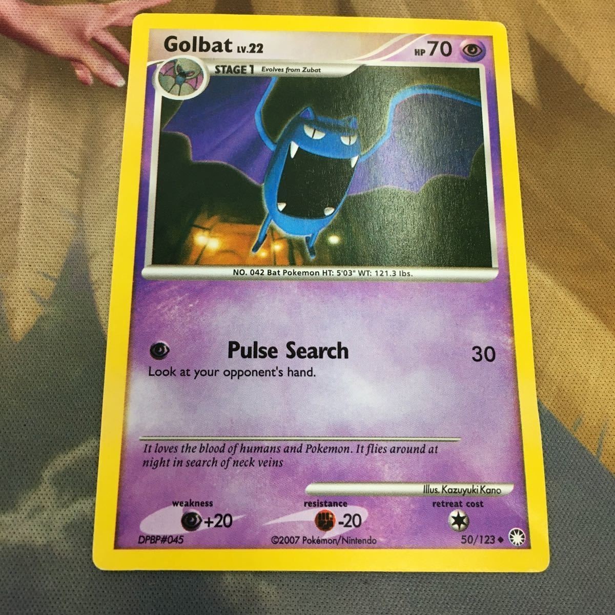 ポケモンカード 旧裏面 海外 英語版 1枚 ゴルバット 66