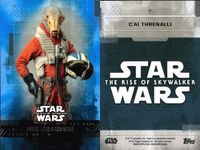 カード まとめ スターウォーズ Star Wars 17 C'AI THRENALLI ツァイ・スレナリ 16 POE DAMERON (X-WING PILOT) ポー・ダメロン（Xウィングパイロット） Topps トップス サムネイル 2