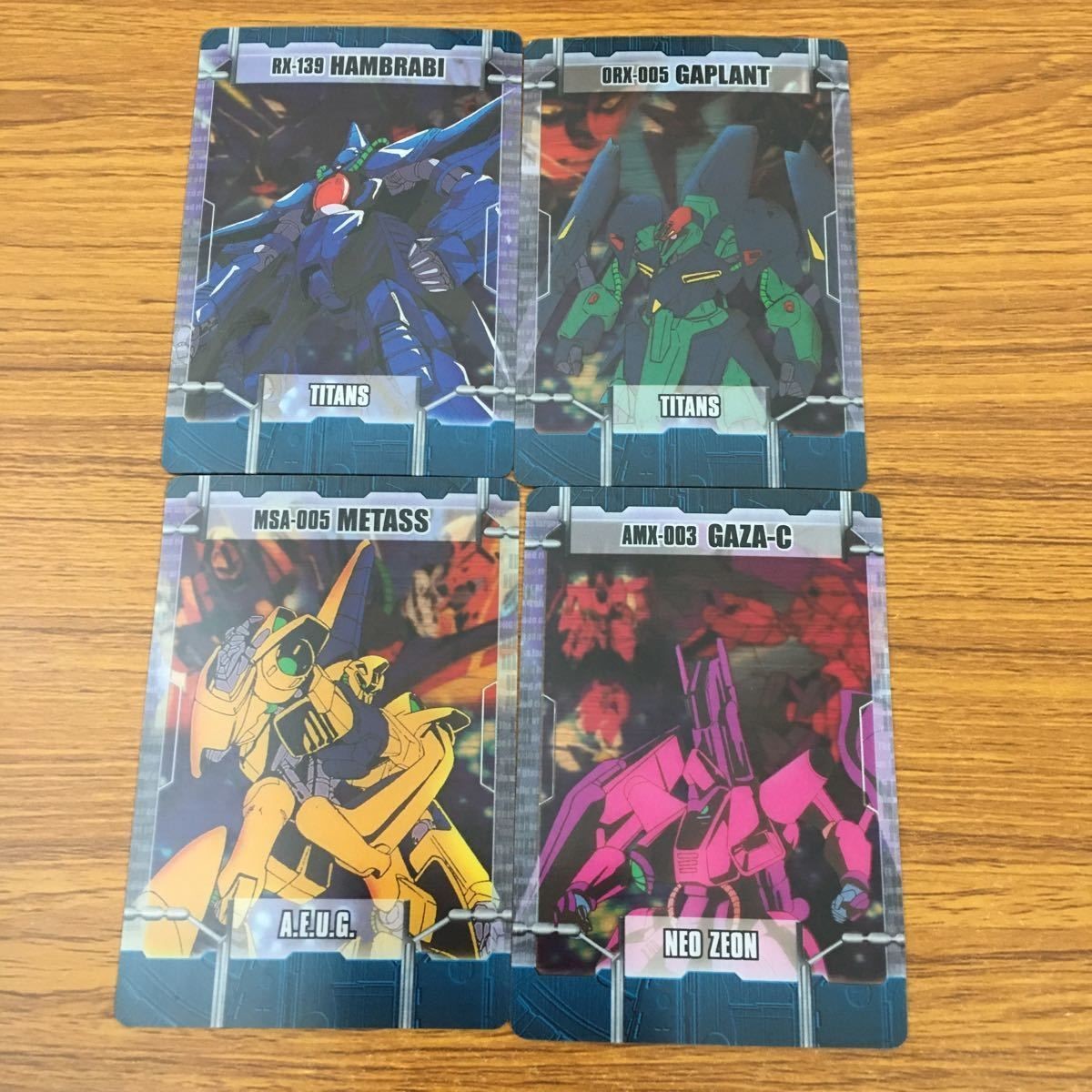 クリア カード トレカ まとめ ガンダム ギャプラン ハンブラビ ガザ メタス 9