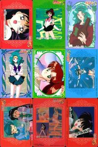 Sailor Moon Card Lot Bandai Wafers Vintage Anime