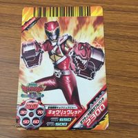 Zyuranger Kyoryu Red Silver Black Blue Carddass Lot 28 サムネイル 3