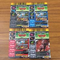 Zyuranger Kyoryu Red Silver Black Blue Carddass Lot 28 サムネイル 2